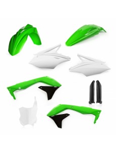 KIT PLÁSTICOS COMPLETO ACERBIS KAWASAKI KX-F 450 2016-2017 COR ORIGINAL